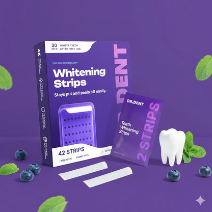 Purple Teeth Whitening Strips